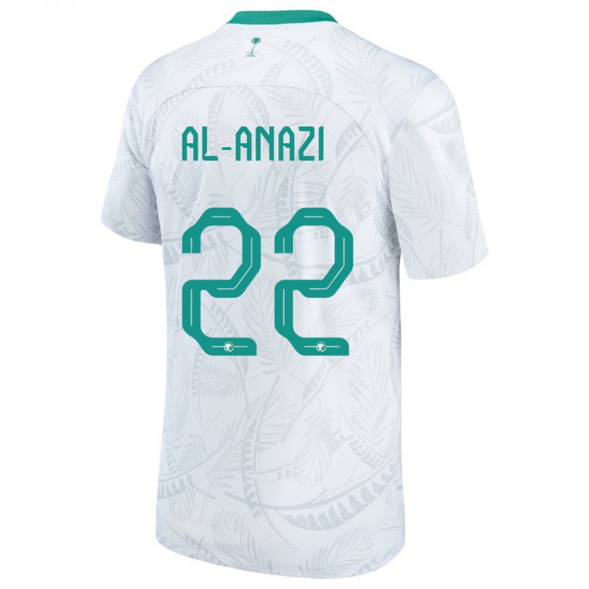 Dame Saudi-arabias Lama Al Anazi #22 Hvit Hjemmetrøye Drakt Trøye 22-24 Skjorter T-skjorte