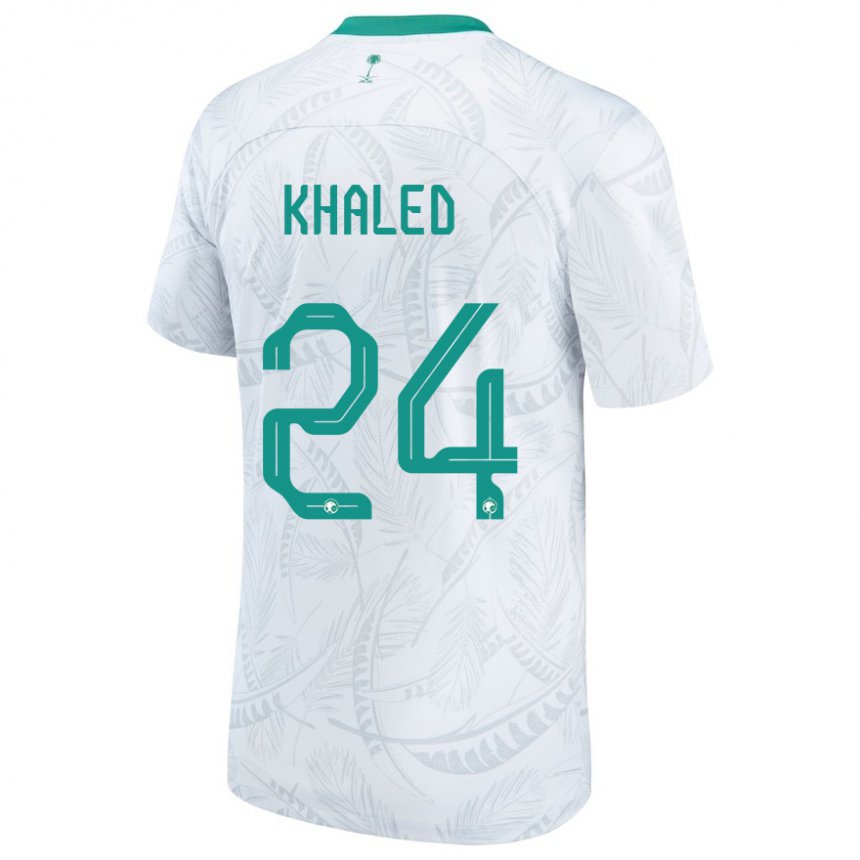 Dame Saudi-arabias Atheer Khaled #24 Hvit Hjemmetrøye Drakt Trøye 22-24 Skjorter T-skjorte