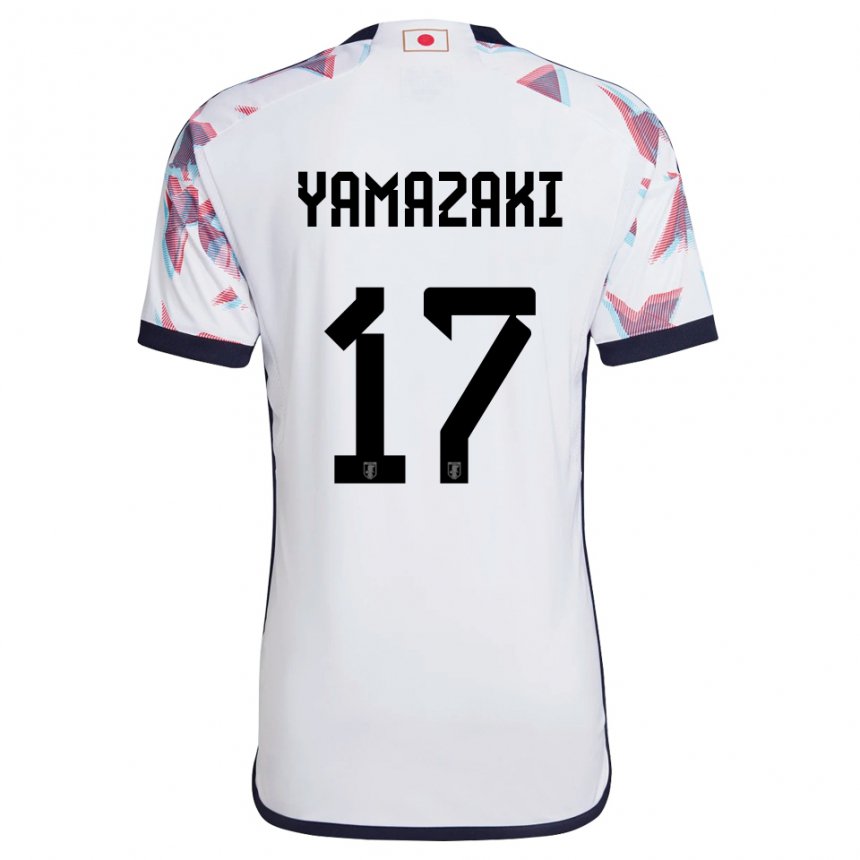 Dame Japans Taishin Yamazaki #17 Hvit Bortetrøye Drakt Trøye 22-24 Skjorter T-skjorte