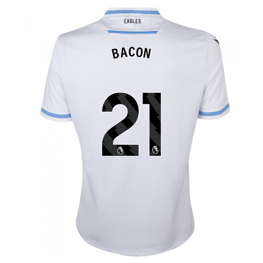 Barn Skye Bacon #21 Hvit Bortetrøye Drakt Trøye 2023/24 Skjorter T-Skjorte