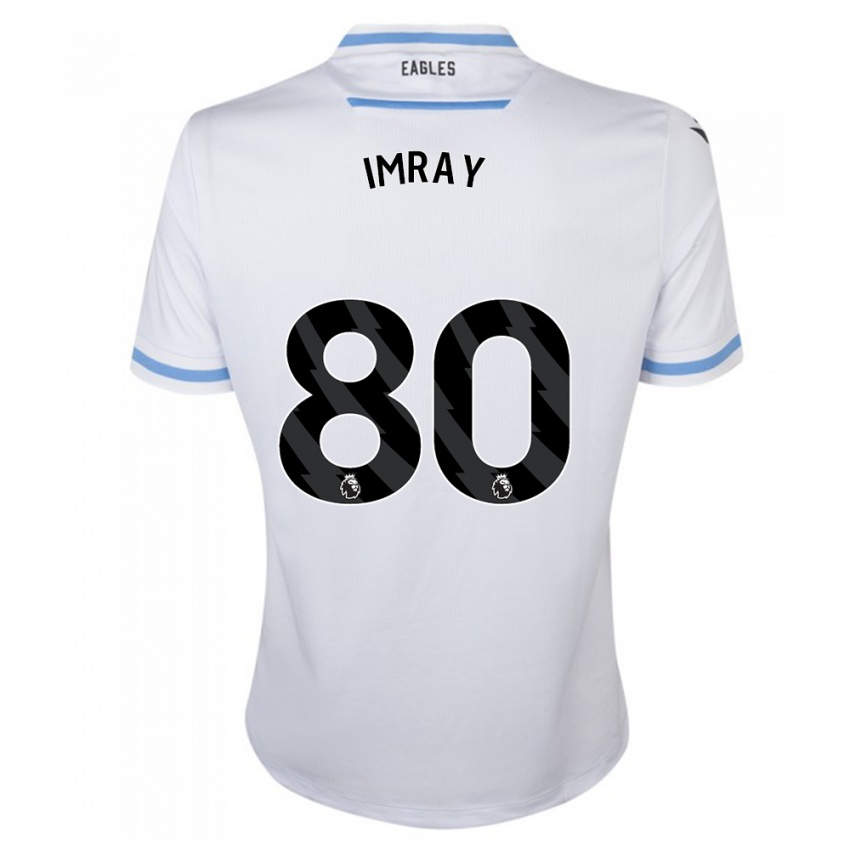 Barn Danny Imray #80 Hvit Bortetrøye Drakt Trøye 2023/24 Skjorter T-Skjorte