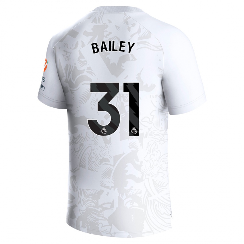 Barn Leon Bailey #31 Hvit Bortetrøye Drakt Trøye 2023/24 Skjorter T-Skjorte
