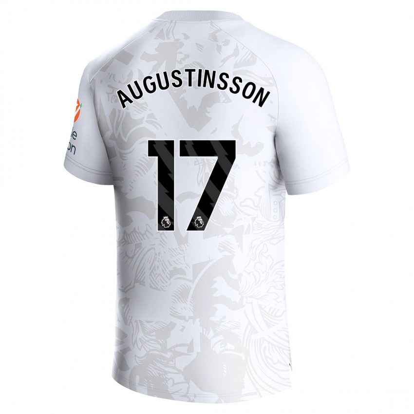 Barn Ludwig Augustinsson #17 Hvit Bortetrøye Drakt Trøye 2023/24 Skjorter T-Skjorte