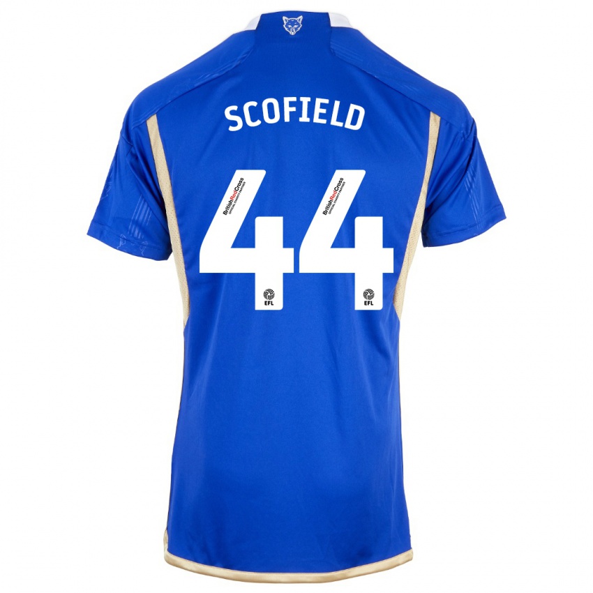 Mann Connie Scofield #44 Kongeblå Hjemmetrøye Drakt Trøye 2023/24 Skjorter T-Skjorte