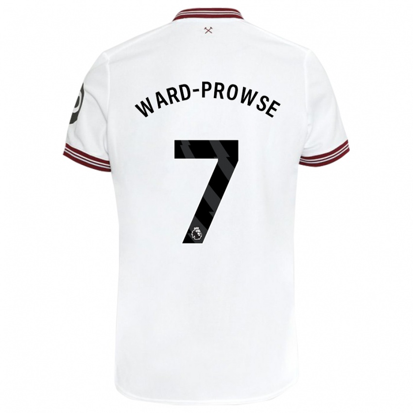 Mann James Ward-Prowse #7 Hvit Bortetrøye Drakt Trøye 2023/24 Skjorter T-Skjorte