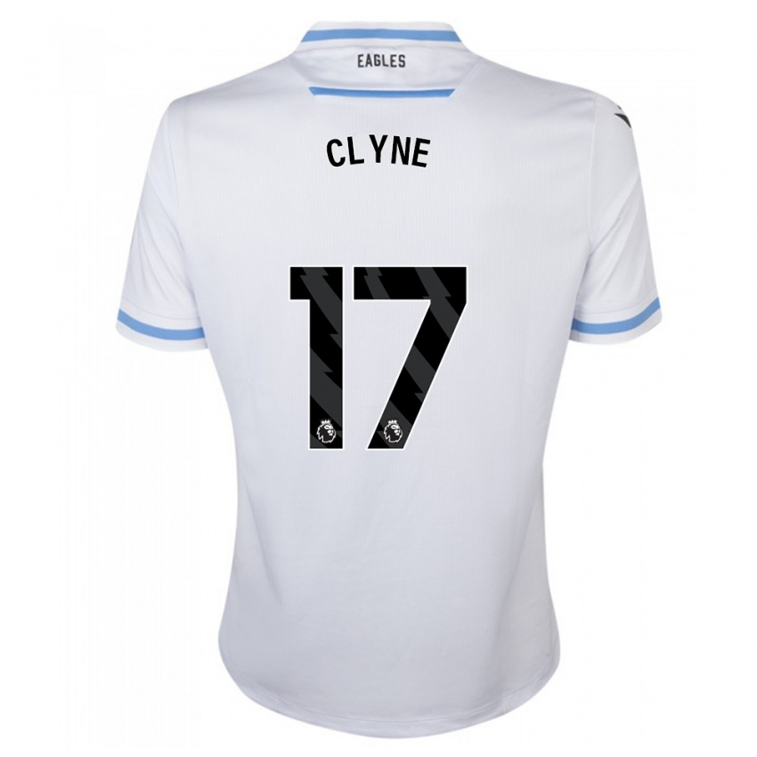 Mann Nathaniel Clyne #17 Hvit Bortetrøye Drakt Trøye 2023/24 Skjorter T-Skjorte