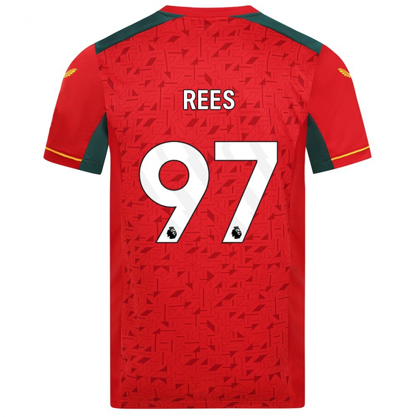 Dame Mason Rees #97 Rød Bortetrøye Drakt Trøye 2023/24 Skjorter T-Skjorte