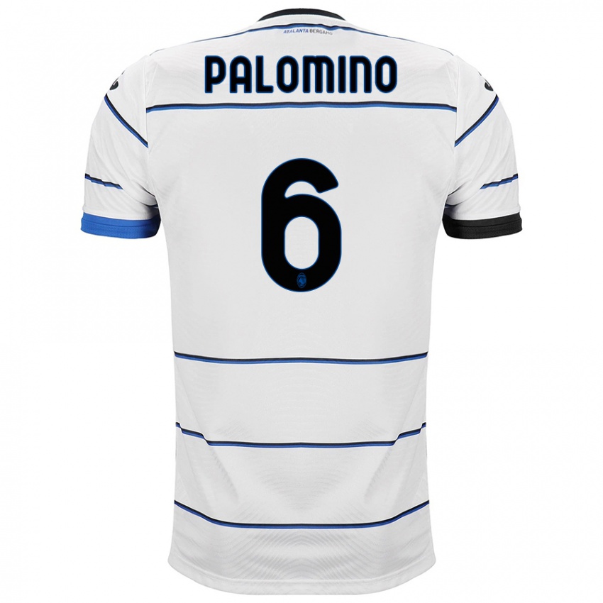 Dame Jose Luis Palomino #6 Hvit Bortetrøye Drakt Trøye 2023/24 Skjorter T-Skjorte