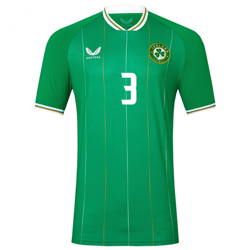 Barn Irland Alex Murphy #3 Grønn Hjemmetrøye Drakt Trøye 24-26 Skjorter T-Skjorte
