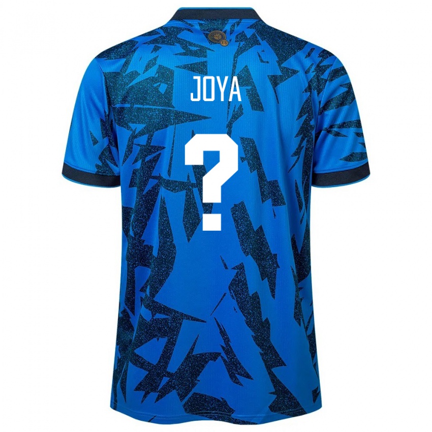 Mann El Salvador Marlon Joya #0 Blå Hjemmetrøye Drakt Trøye 24-26 Skjorter T-Skjorte