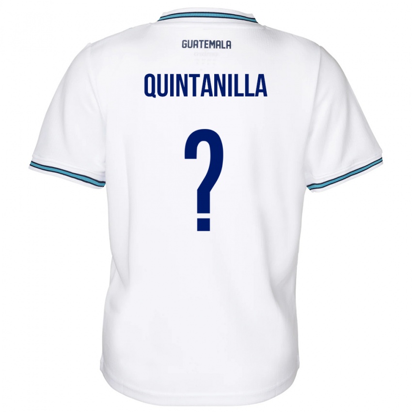 Mann Guatemala Anayelli Quintanilla #0 Hvit Hjemmetrøye Drakt Trøye 24-26 Skjorter T-Skjorte