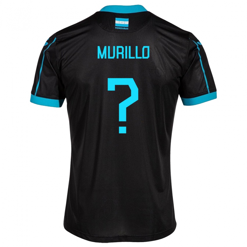Mann Honduras Maria Murillo #0 Svart Bortetrøye Drakt Trøye 24-26 Skjorter T-Skjorte