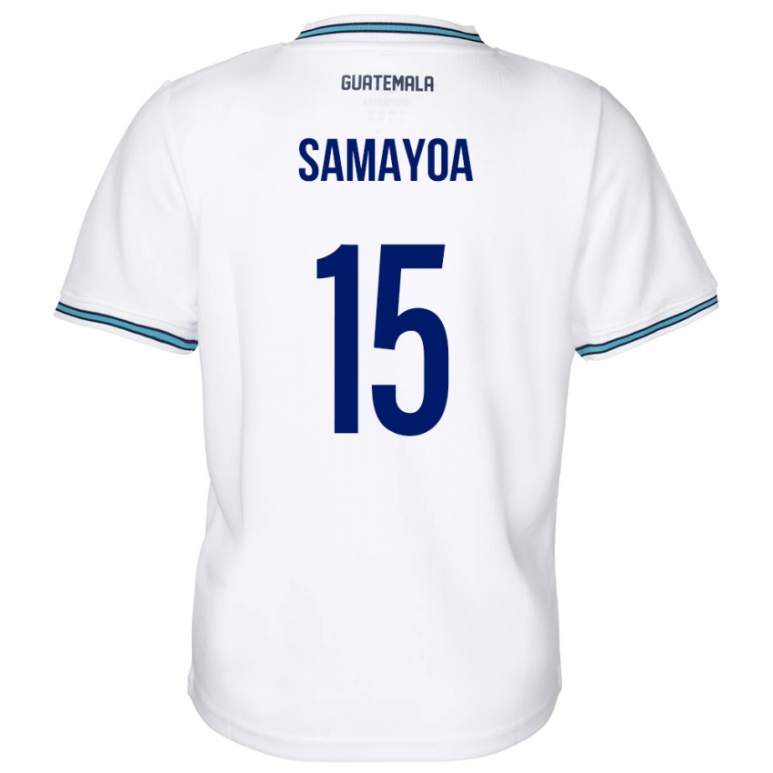 Dame Guatemala Giselle Samayoa #15 Hvit Hjemmetrøye Drakt Trøye 24-26 Skjorter T-Skjorte