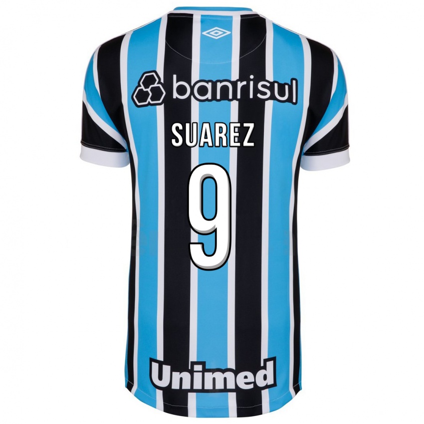 Barn Luis Suárez #9 Blå Hjemmetrøye Drakt Trøye 2023/24 Skjorter T-Skjorte