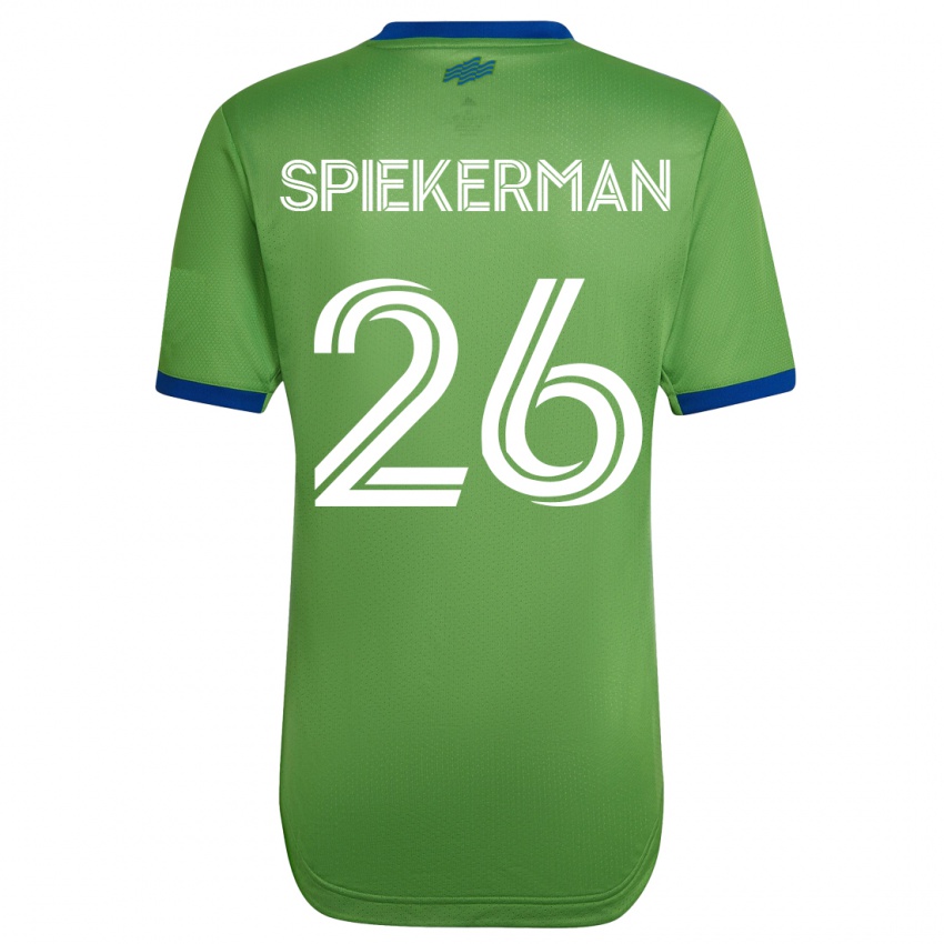 Barn Stephanie Spiekerman #26 Grønn Hjemmetrøye Drakt Trøye 2023/24 Skjorter T-Skjorte