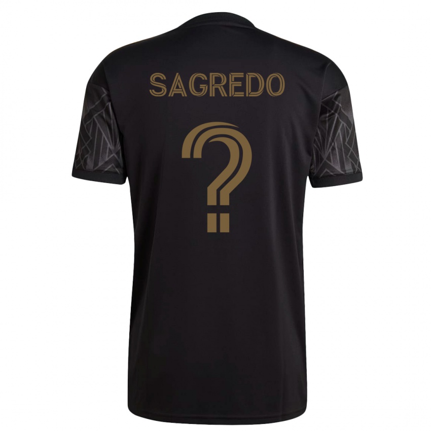 Barn Giancarlo Sagredo #0 Svart Hjemmetrøye Drakt Trøye 2023/24 Skjorter T-Skjorte