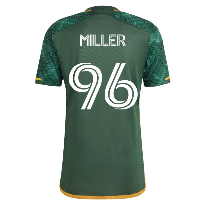 Barn Carver Miller #96 Grønn Hjemmetrøye Drakt Trøye 2023/24 Skjorter T-Skjorte