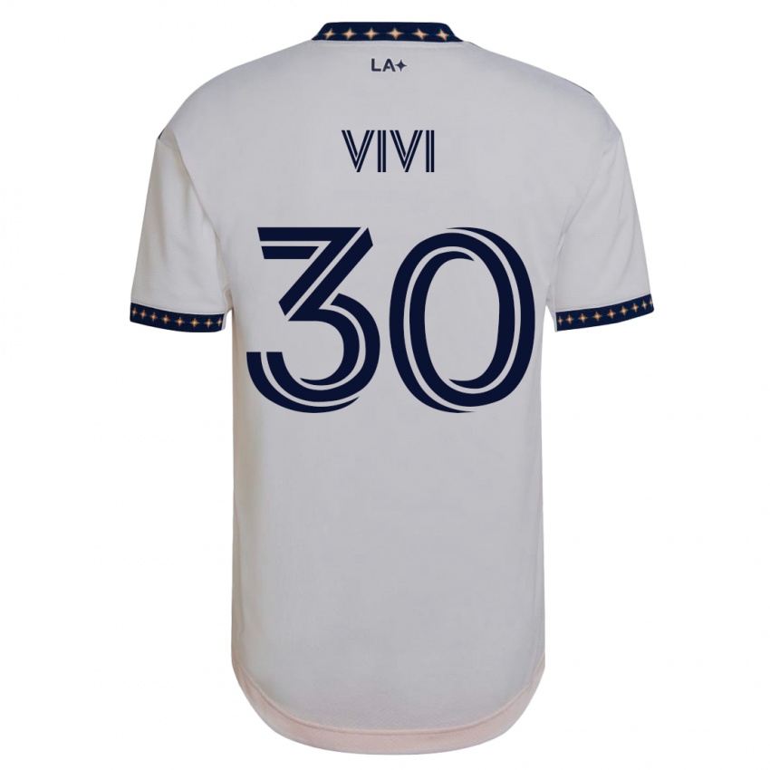 Barn Gino Vivi #30 Hvit Hjemmetrøye Drakt Trøye 2023/24 Skjorter T-Skjorte