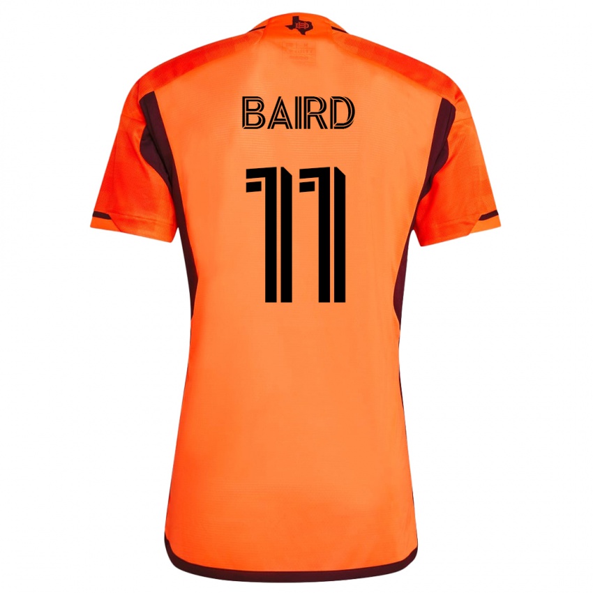 Barn Corey Baird #11 Oransje Hjemmetrøye Drakt Trøye 2023/24 Skjorter T-Skjorte
