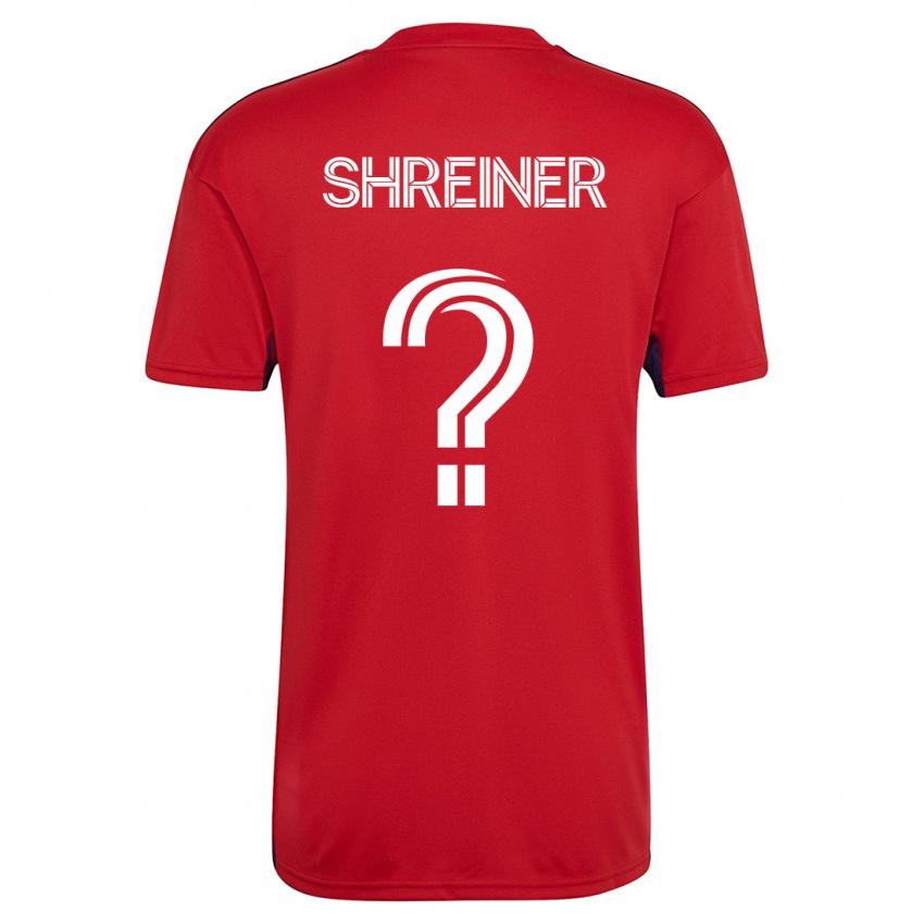 Barn Luke Shreiner #0 Rød Hjemmetrøye Drakt Trøye 2023/24 Skjorter T-Skjorte