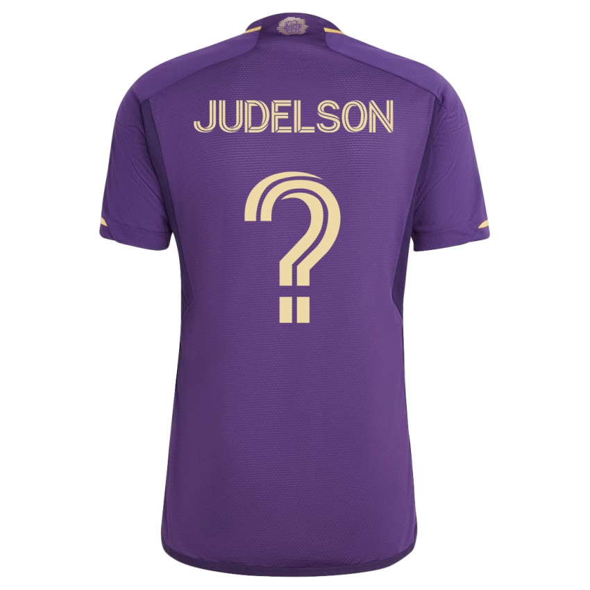 Barn Dylan Judelson #0 Fiolett Hjemmetrøye Drakt Trøye 2023/24 Skjorter T-Skjorte