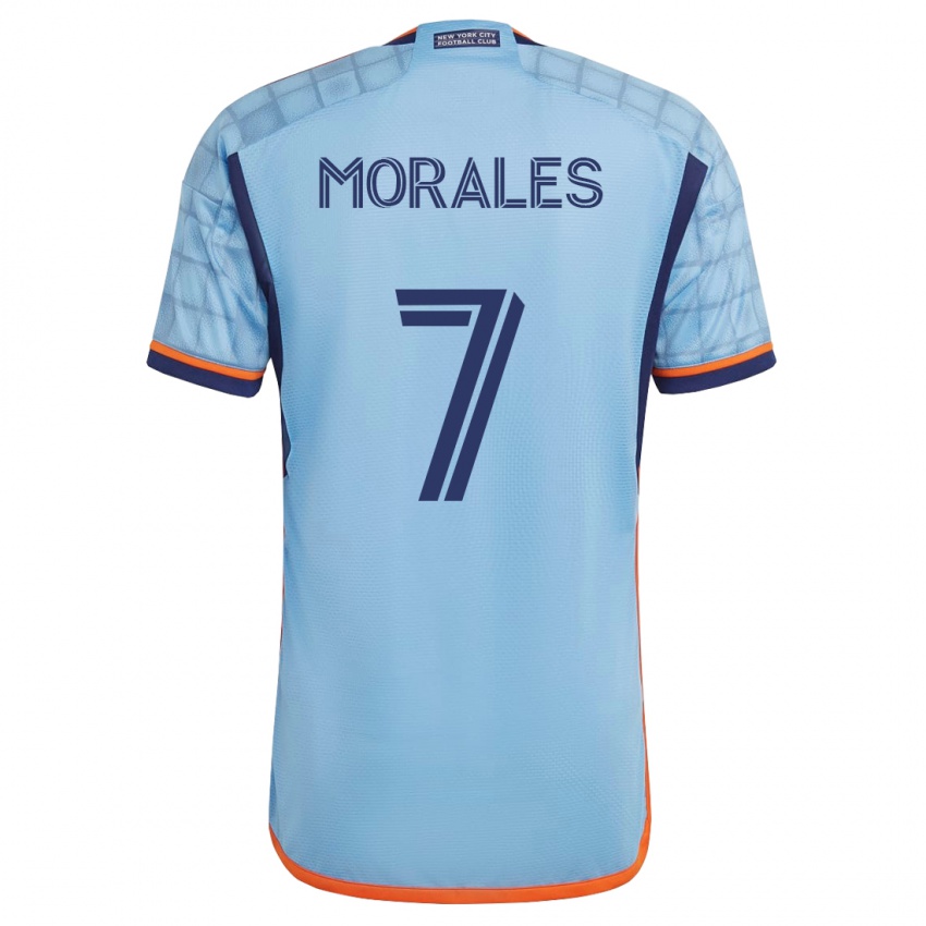 Barn Alfredo Morales #7 Blå Hjemmetrøye Drakt Trøye 2023/24 Skjorter T-Skjorte