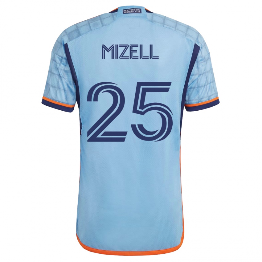 Barn Cody Mizell #25 Blå Hjemmetrøye Drakt Trøye 2023/24 Skjorter T-Skjorte