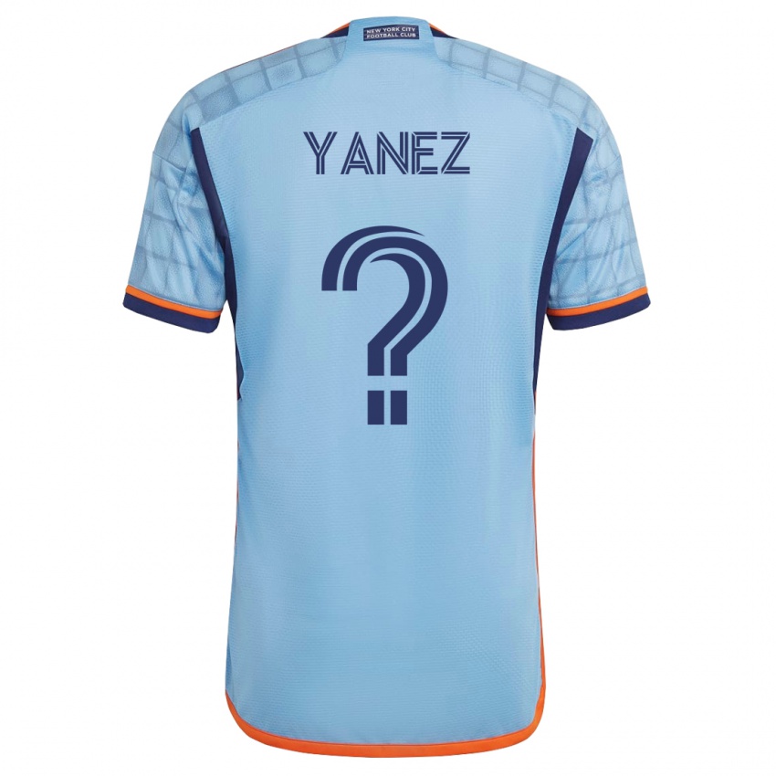 Barn Zidane Yañez #0 Blå Hjemmetrøye Drakt Trøye 2023/24 Skjorter T-Skjorte