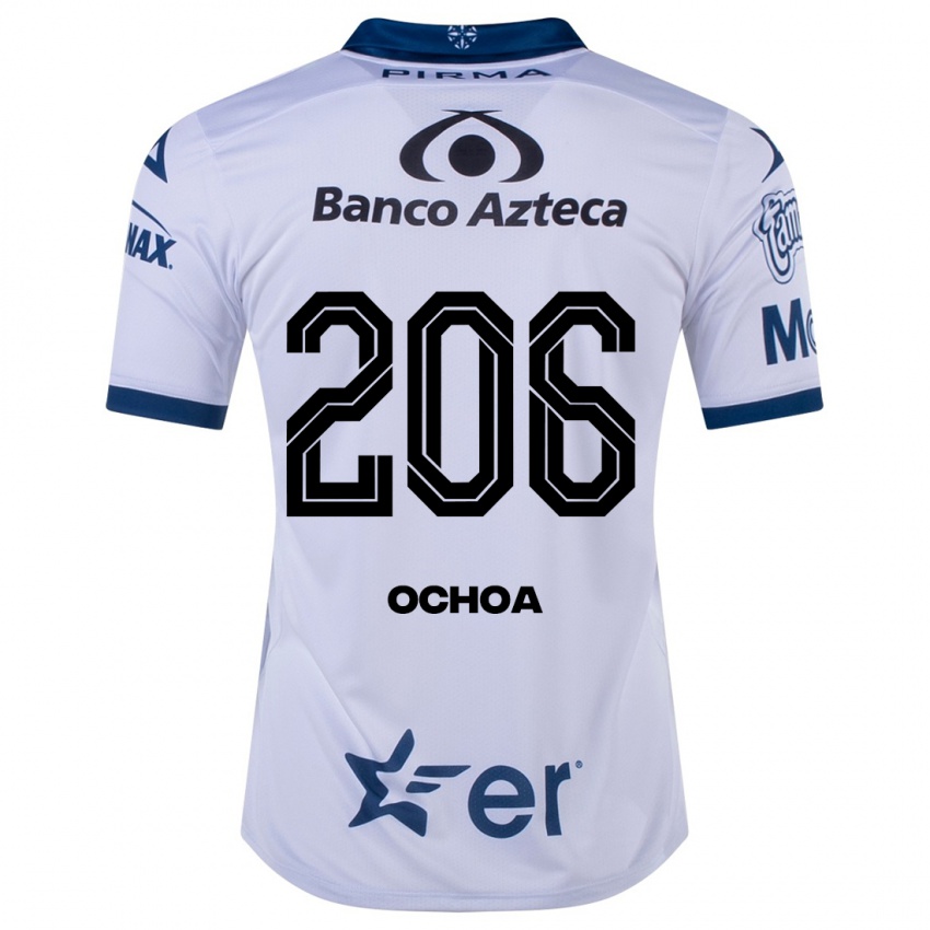 Barn Barúc Ochoa #206 Hvit Hjemmetrøye Drakt Trøye 2023/24 Skjorter T-Skjorte