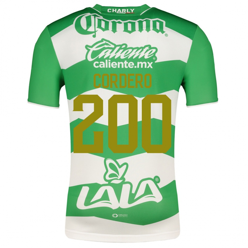 Barn Mario Cordero #200 Grønn Hjemmetrøye Drakt Trøye 2023/24 Skjorter T-Skjorte