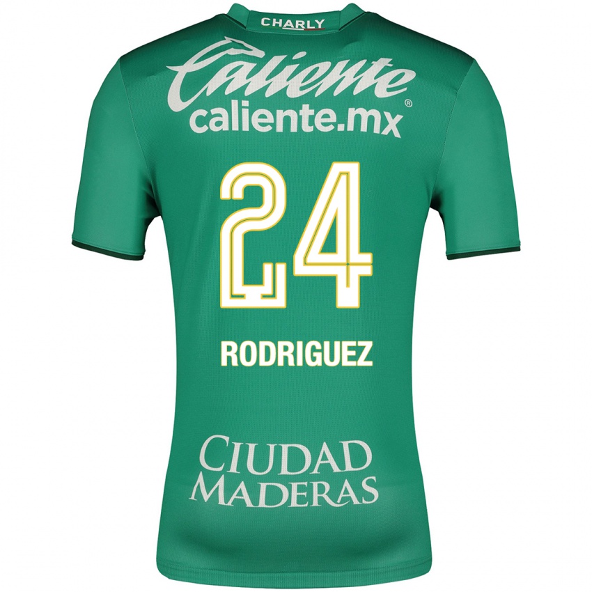 Barn Osvaldo Rodríguez #24 Grønn Hjemmetrøye Drakt Trøye 2023/24 Skjorter T-Skjorte