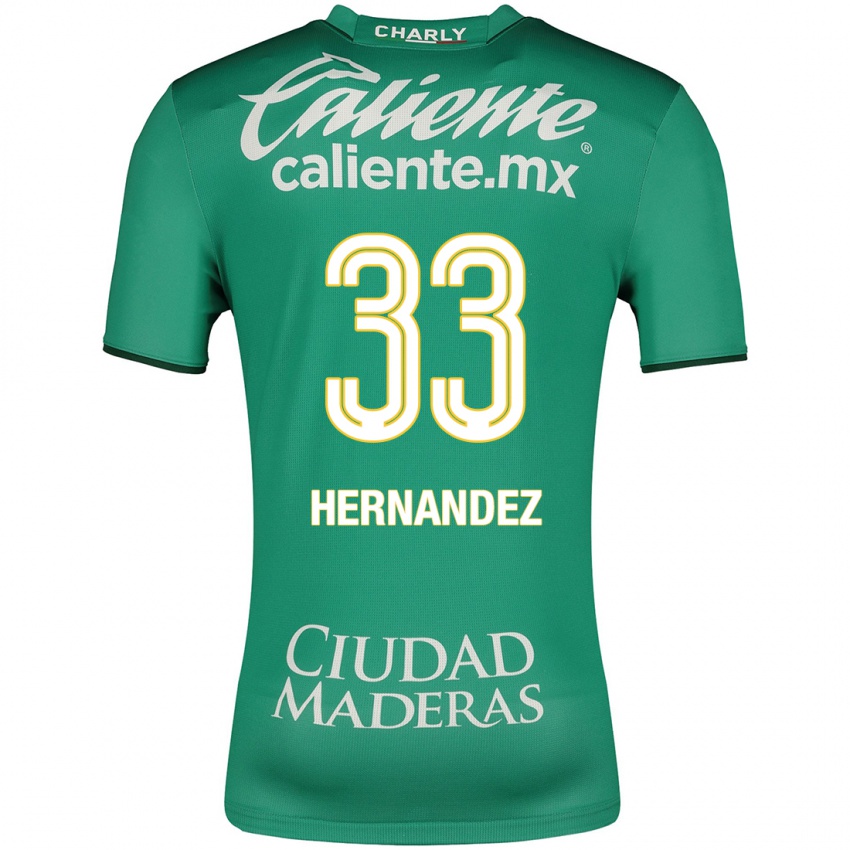 Barn Pedro Hernández #33 Grønn Hjemmetrøye Drakt Trøye 2023/24 Skjorter T-Skjorte