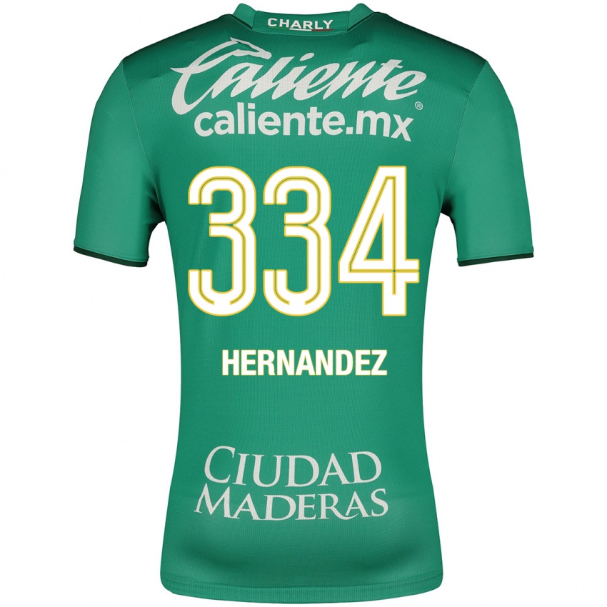 Barn Alan Hernández #334 Grønn Hjemmetrøye Drakt Trøye 2023/24 Skjorter T-Skjorte