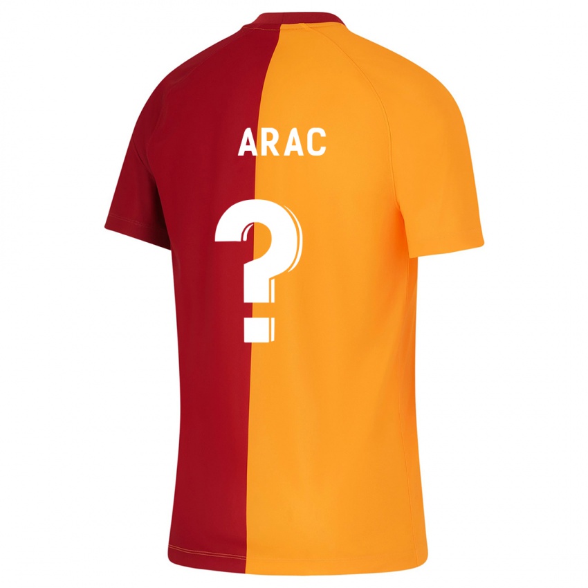 Barn Ege Arac #0 Oransje Hjemmetrøye Drakt Trøye 2023/24 Skjorter T-Skjorte