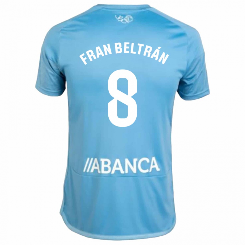 Barn Fran Beltrán #8 Blå Hjemmetrøye Drakt Trøye 2023/24 Skjorter T-Skjorte