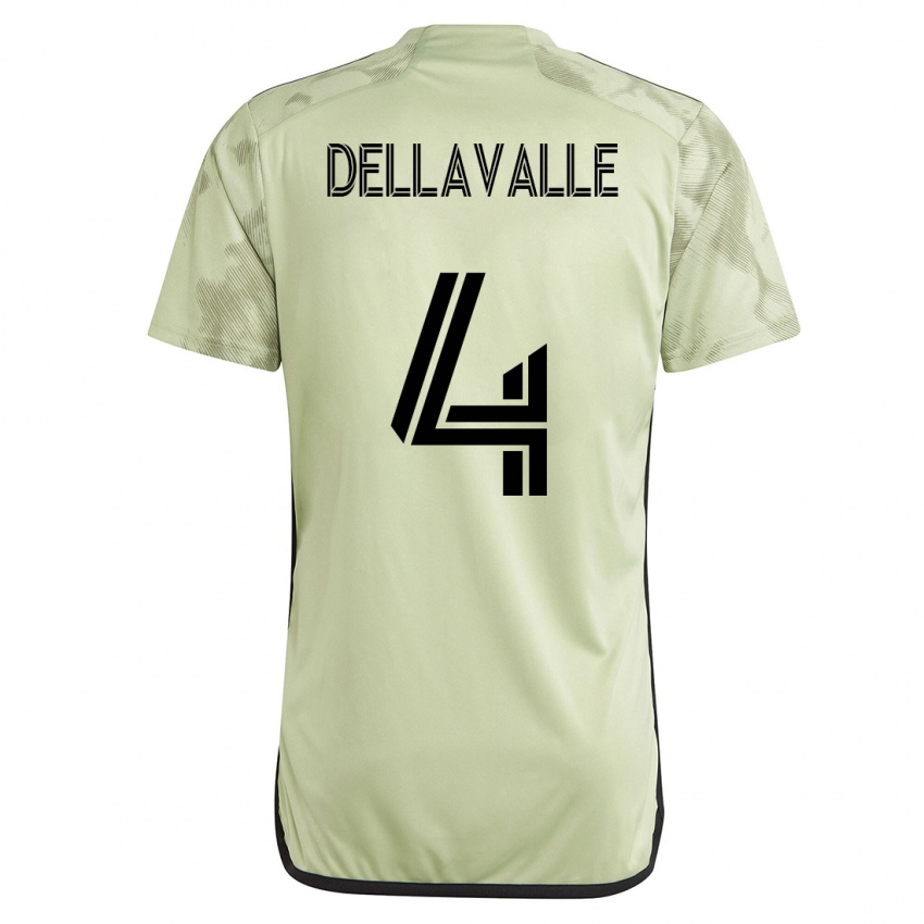 Barn Lorenzo Dellavalle #4 Grønn Bortetrøye Drakt Trøye 2023/24 Skjorter T-Skjorte