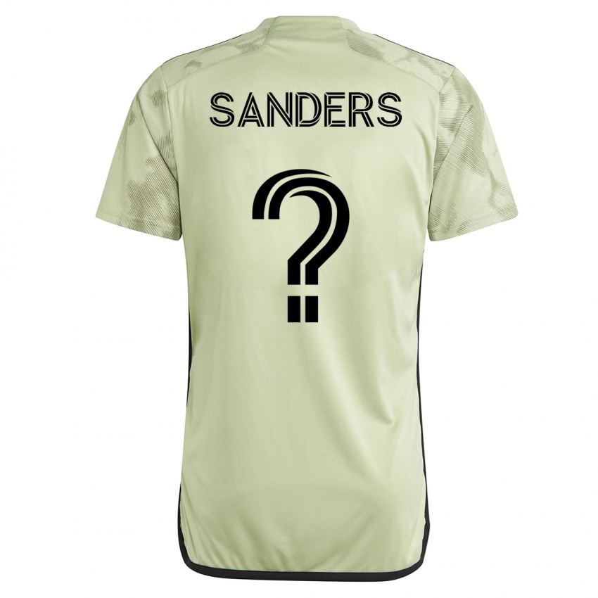 Barn Adrian Sanders #0 Grønn Bortetrøye Drakt Trøye 2023/24 Skjorter T-Skjorte