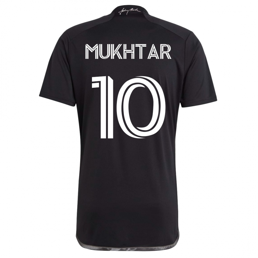 Barn Hany Mukhtar #10 Svart Bortetrøye Drakt Trøye 2023/24 Skjorter T-Skjorte