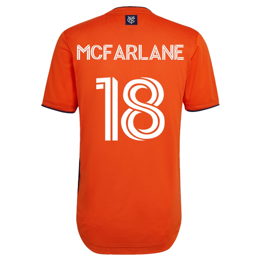 Barn Christian Mcfarlane #18 Svart Bortetrøye Drakt Trøye 2023/24 Skjorter T-Skjorte