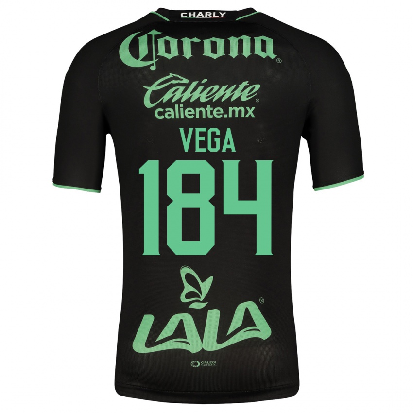Barn Luis Vega #184 Svart Bortetrøye Drakt Trøye 2023/24 Skjorter T-Skjorte