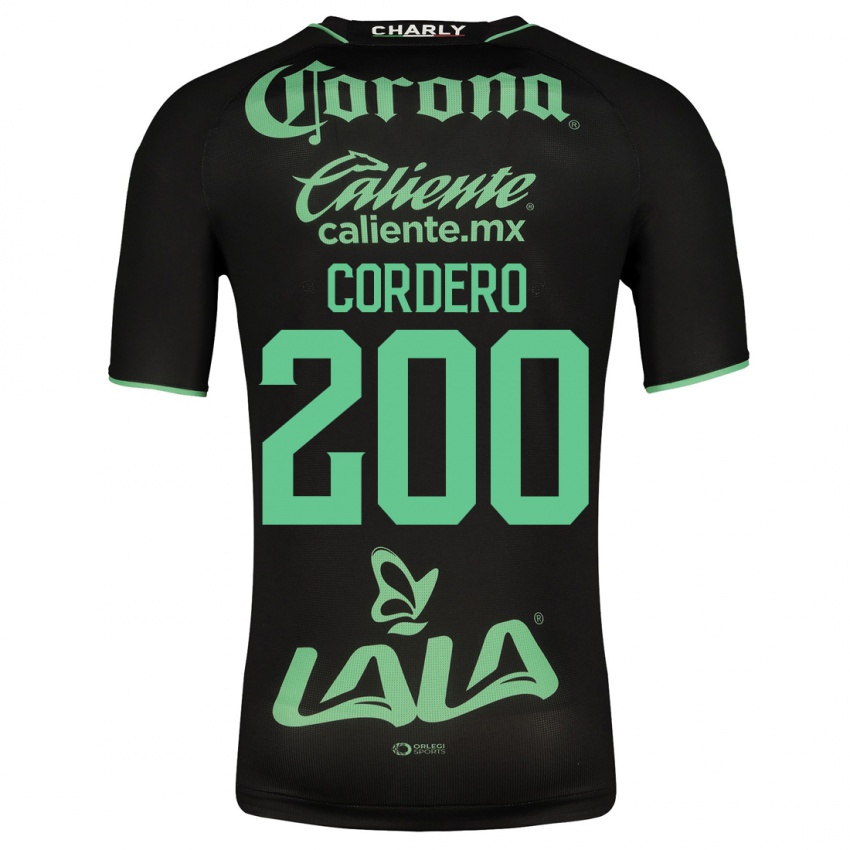 Barn Mario Cordero #200 Svart Bortetrøye Drakt Trøye 2023/24 Skjorter T-Skjorte