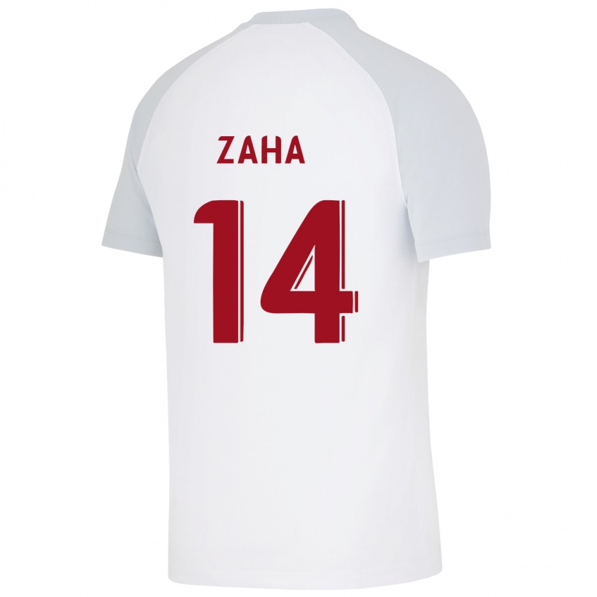 Barn Wilfried Zaha #14 Hvit Bortetrøye Drakt Trøye 2023/24 Skjorter T-Skjorte