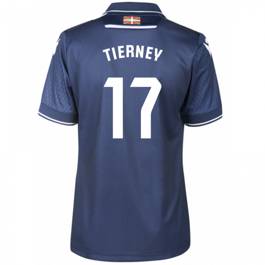 Barn Kieran Tierney #17 Marinen Bortetrøye Drakt Trøye 2023/24 Skjorter T-Skjorte