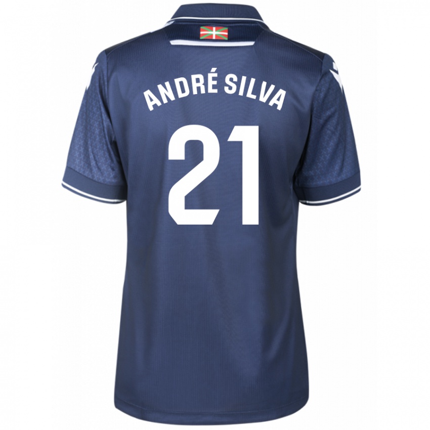Barn Andre Silva #21 Marinen Bortetrøye Drakt Trøye 2023/24 Skjorter T-Skjorte