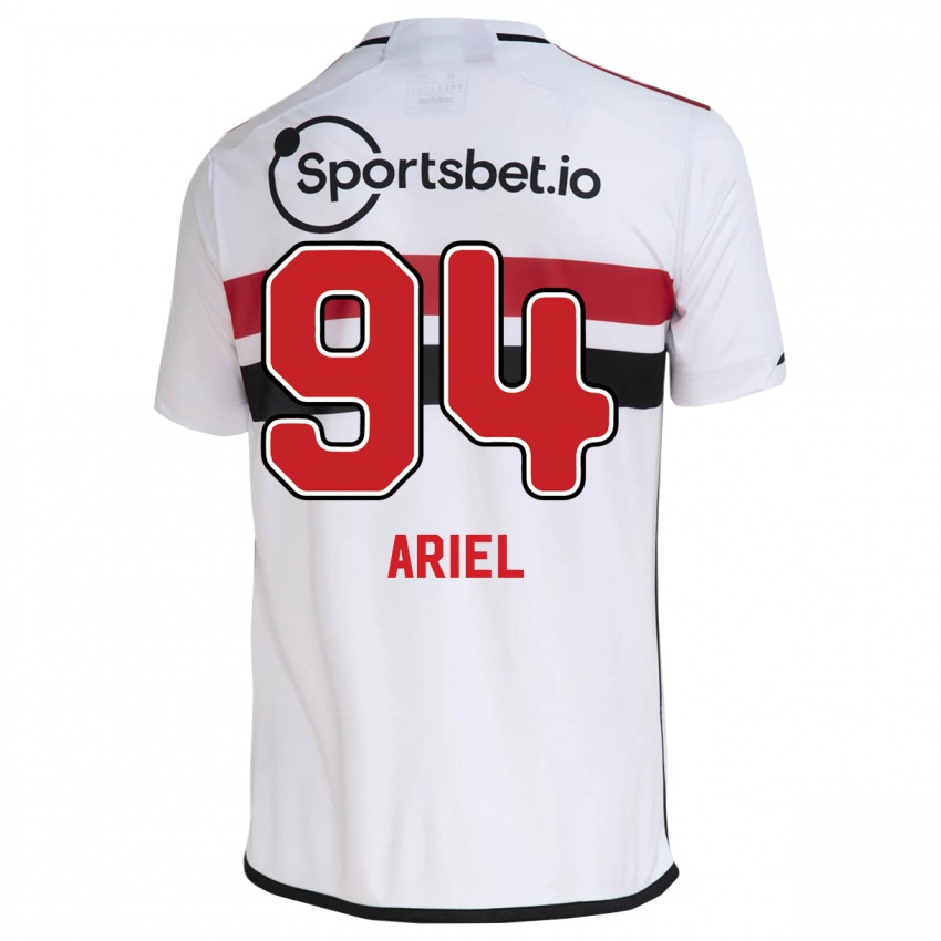 Mann Ariel #94 Hvit Hjemmetrøye Drakt Trøye 2023/24 Skjorter T-Skjorte