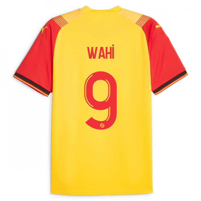 Mann Elye Wahi #9 Gul Hjemmetrøye Drakt Trøye 2023/24 Skjorter T-Skjorte