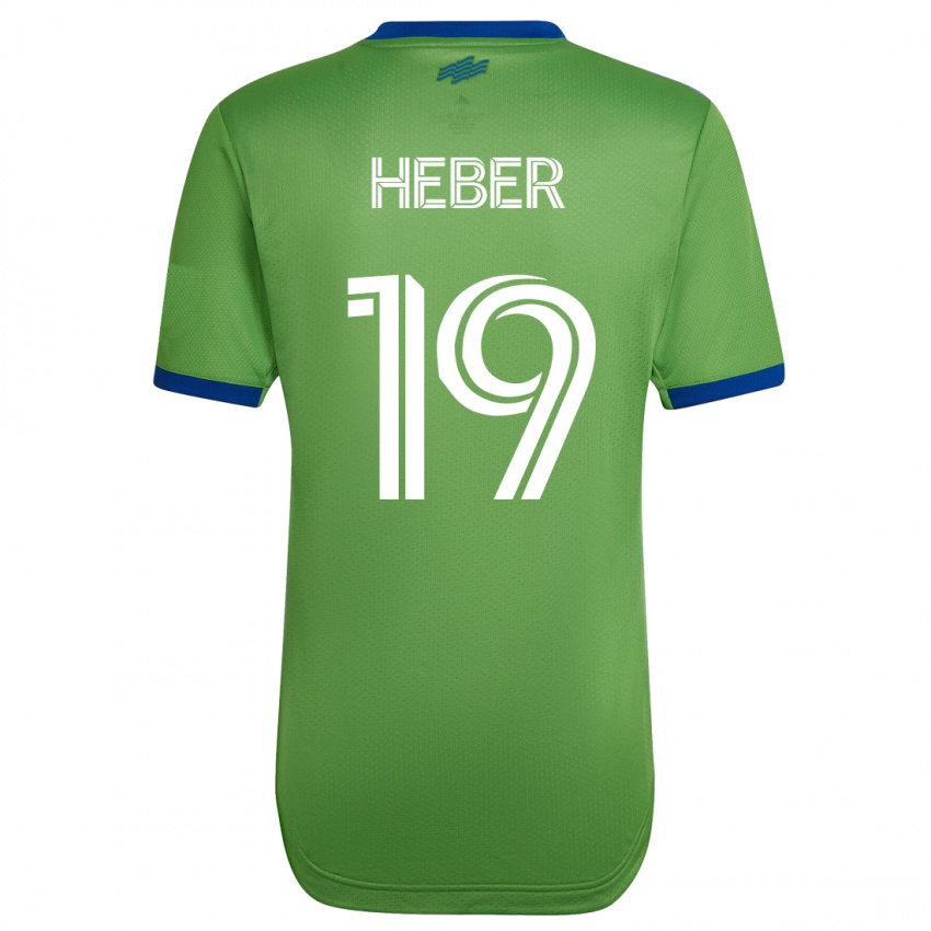 Mann Héber #19 Grønn Hjemmetrøye Drakt Trøye 2023/24 Skjorter T-Skjorte