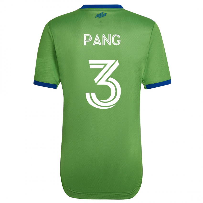Mann Kaylene Pang #3 Grønn Hjemmetrøye Drakt Trøye 2023/24 Skjorter T-Skjorte
