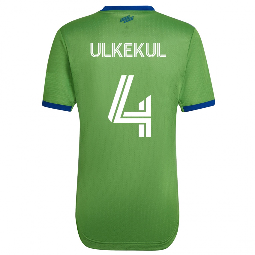 Mann Jodi Ulkekul #4 Grønn Hjemmetrøye Drakt Trøye 2023/24 Skjorter T-Skjorte