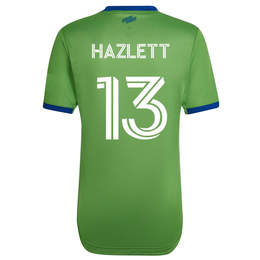 Mann Kimberly Hazlett #13 Grønn Hjemmetrøye Drakt Trøye 2023/24 Skjorter T-Skjorte